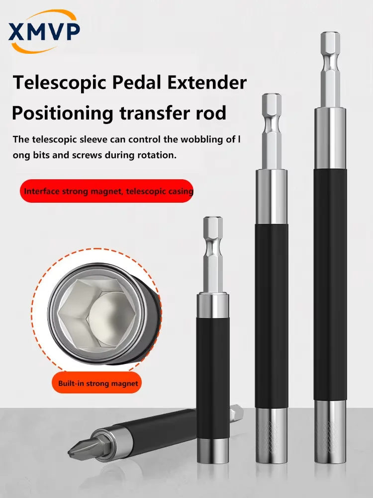 

Extension rod bit, extended connecting rod, magnetic hexagonal handle joint, electric drill screwdriver, screw positioning clamp
