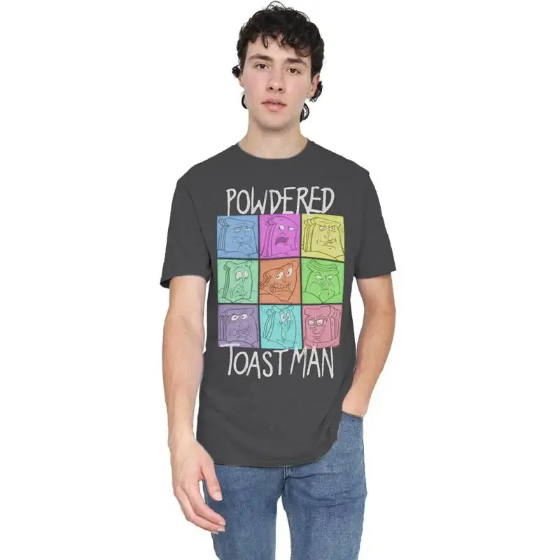 Camiseta Ren And Stimpy Ptm Expressions S 2Xl color carbón