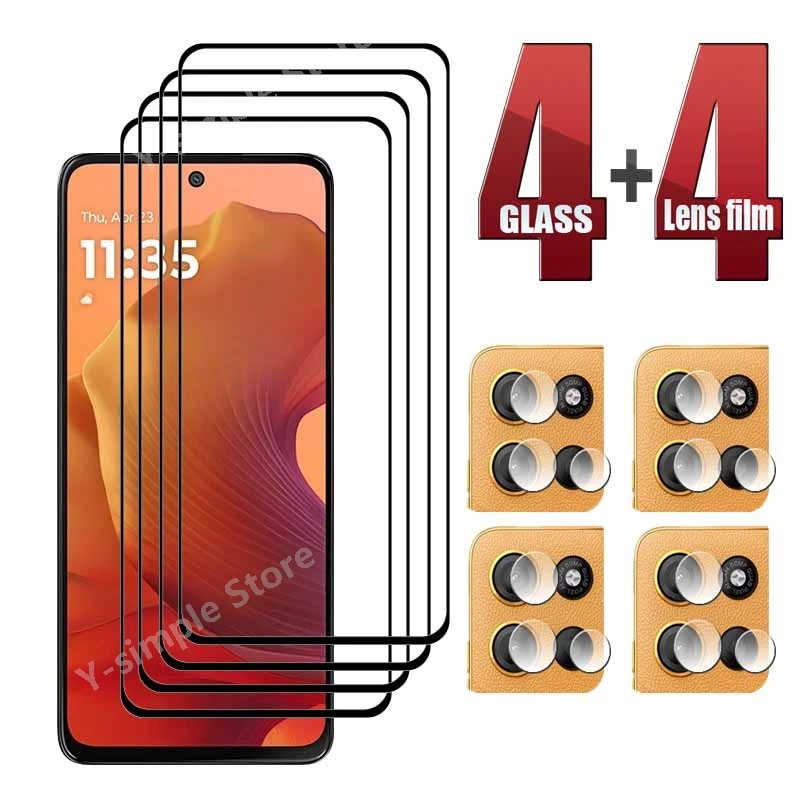 

Phone Glass For Motorola G15 G15Power Screen Protector 9H Anti-Scratch Full Cover Moto G Power 2025 Soft Camera Lens film