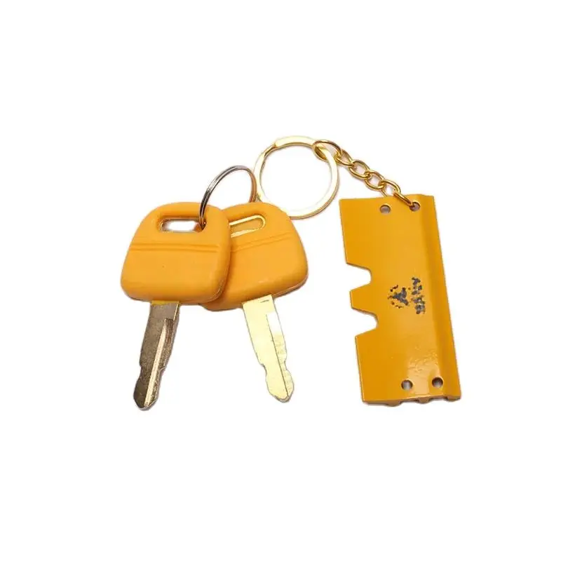 For Sany Keychain 55/60/75/135/265-8-9-10 Ignition Key Door Starting Key Excavator Parts