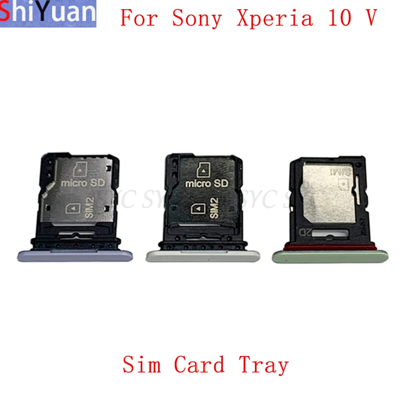 

Лоток для SIM-карты, карта памяти MicroSD для Sony Xperia 10 V, слот для SIM-карты, запасные части