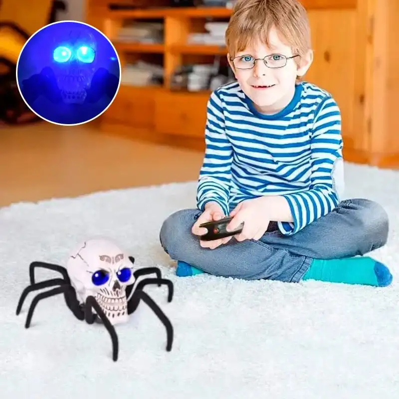 

Halloween Skeleton Decor Remote Control Toy Latest Halloween Skeletonremote control toy Horrible Ghost Skeleton Wolf Spider Toy