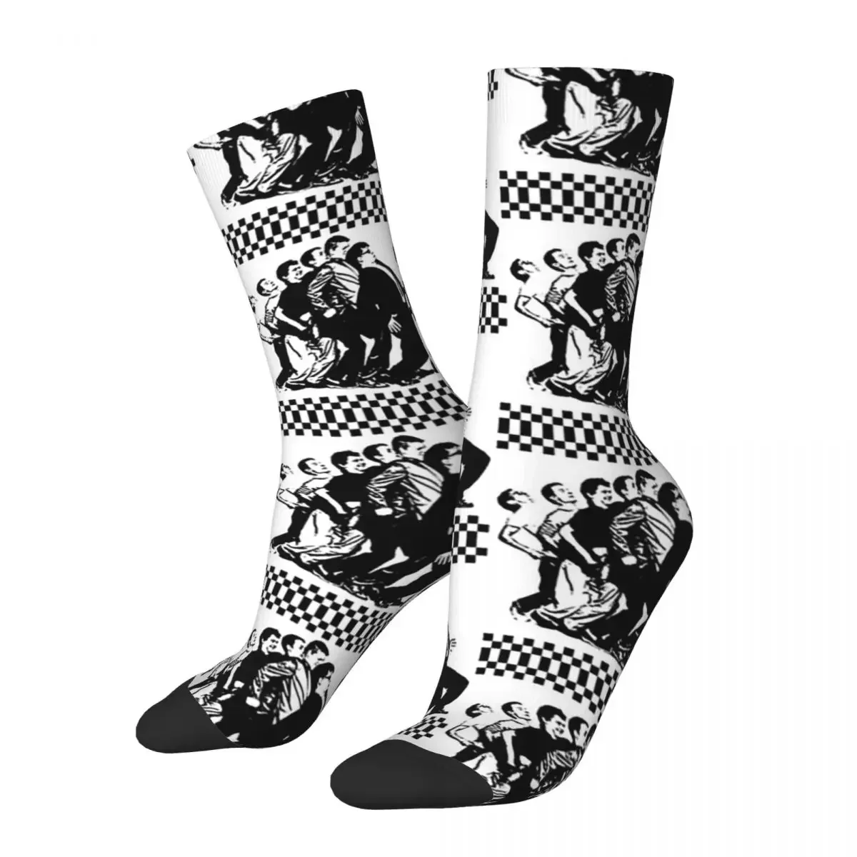 Madness Socks Harajuku Sweat Absorbing Stockings All Season Long Socks Accessories for Unisex Birthday Present