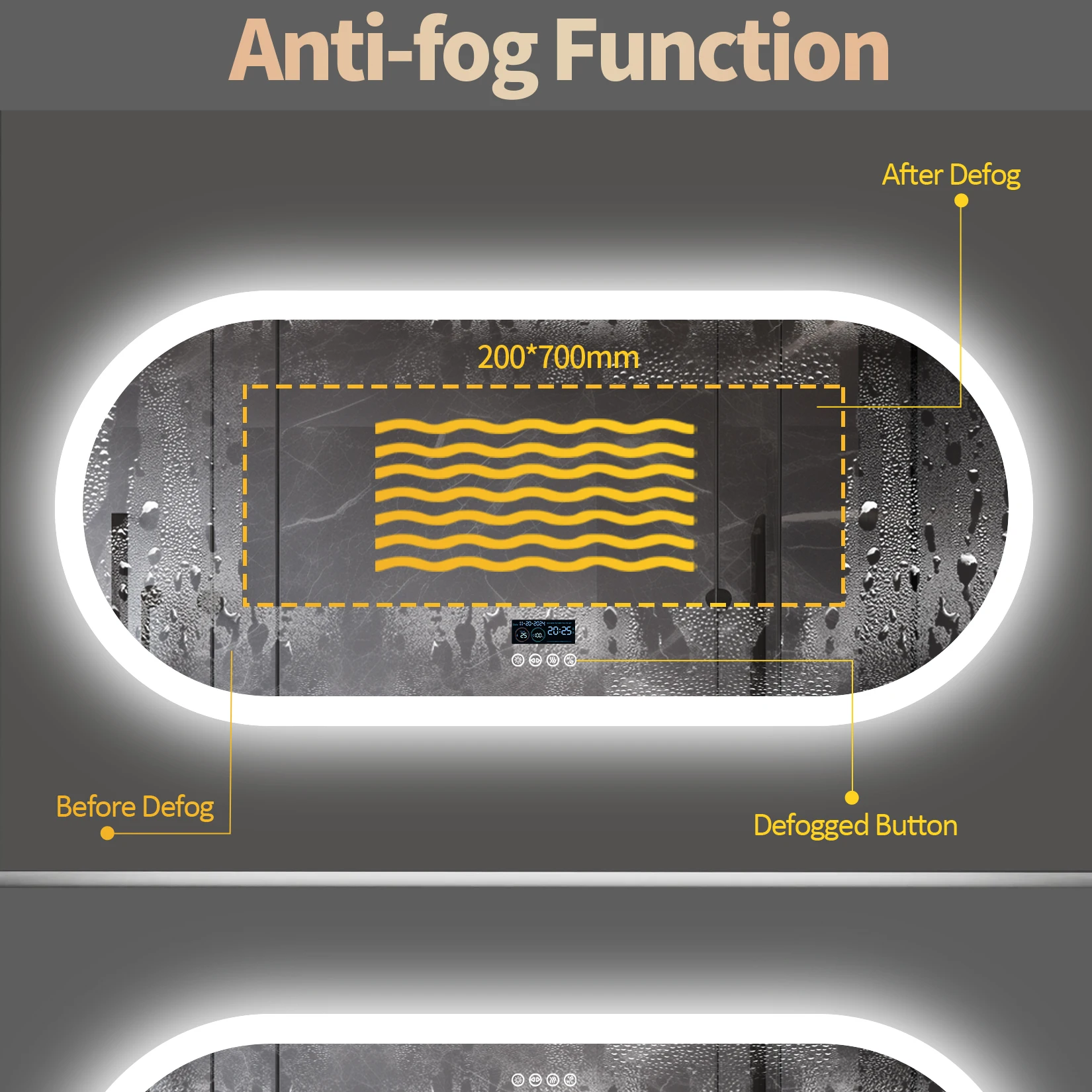 Thumbnail 4 - #40 Best Anti-Fog Bathroom Mirrors to Buy In 2026
