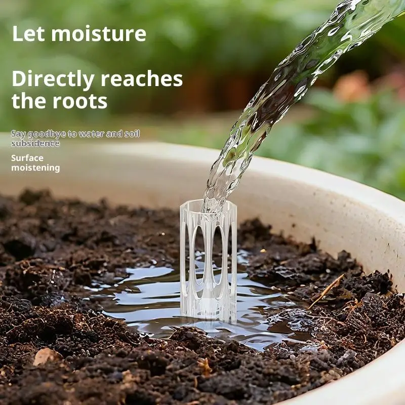 1/5/10PCS Flower Pot Ventilation Pipe Anti-aging Root Control Anti Stuffiness Root Rot Dry And Wet Circulation Artifact