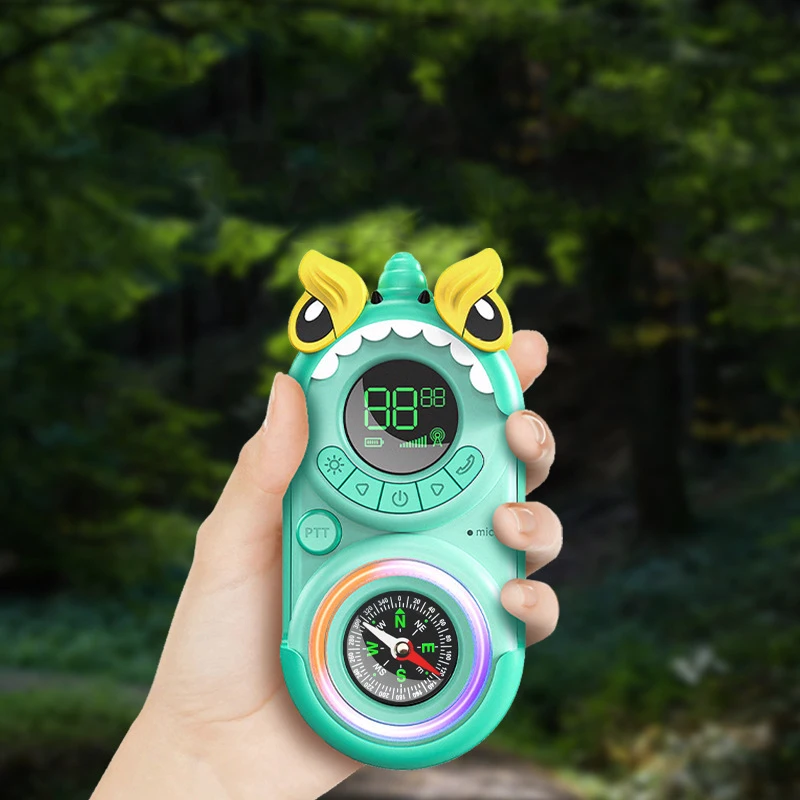 Walkie Talkie per bambini senza fili USB ricaricabile 3 km Cartoon Unicorno Gufo Bambini Walkie Talkie Radio esterna Connessione wireless Giocattoli