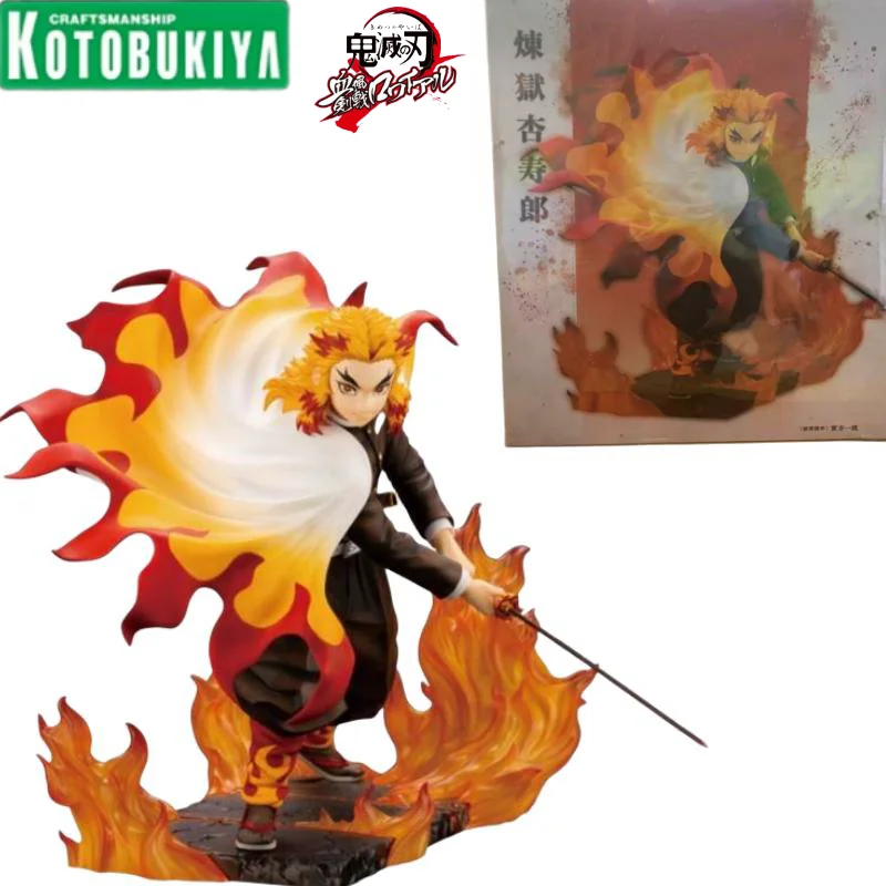 

KOTOBUKIYA оригинальная Аниме Фигурка рассекающего демонов ARTFX J Rengoku Kyoujurou Коллекционная модель куклы экшн-фигурка игрушки для детей подарок