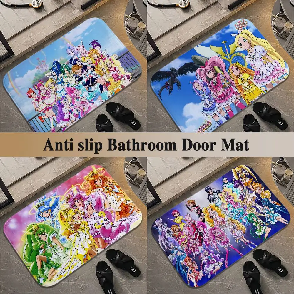 

Pretty Cure Floor Mat Printed Large Carpets Room And Bedroom Carpets Bathroom Anti Slip Door MATS Small Carpets