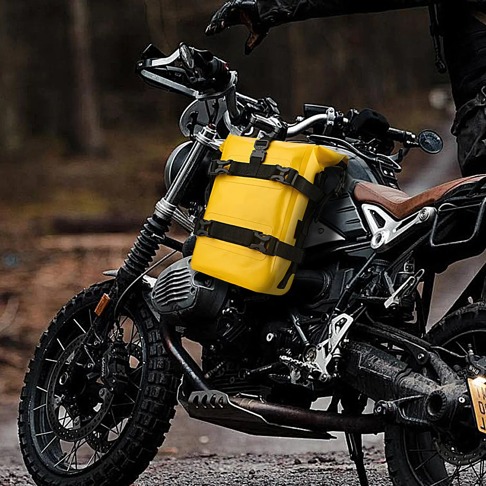 

Crash Bar Bag Motorcycle Waterproof Motor Bumper Dry Bag 8L Professional Motorcycle Accessories