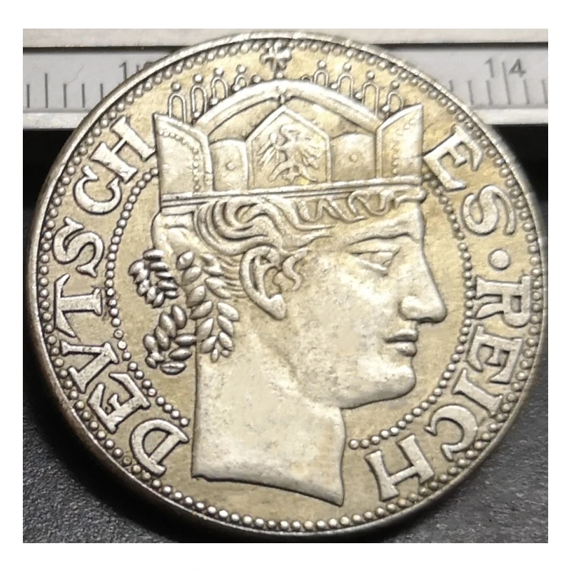 مدينة بريمن صناعة يدوية مجانية. 2 الطوابع. مطلي بالفضة (النوع 5)