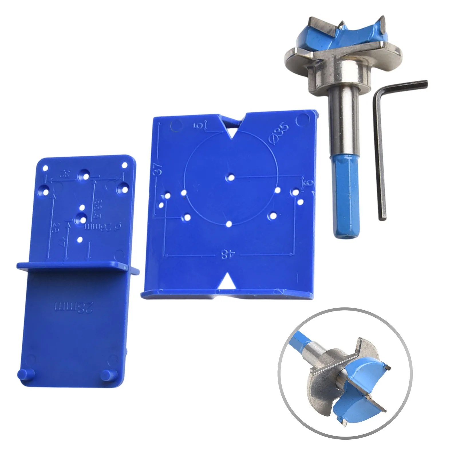 

For Cabinet Doors Drilling Tool Cabinet Installation Tool Pre-drilled Guide Holes Precision Alignment Tool User-friendly Tool