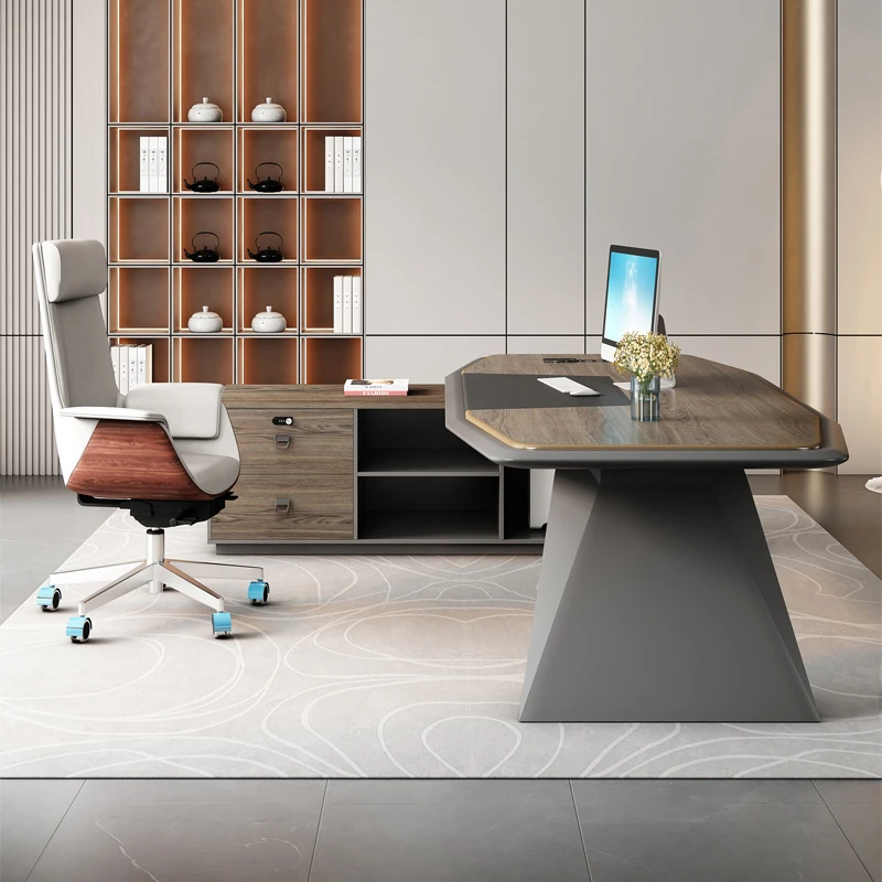 Luxury L Shape Boss Table Manager Executive Office Boss Table Executive Office Tables For Boss