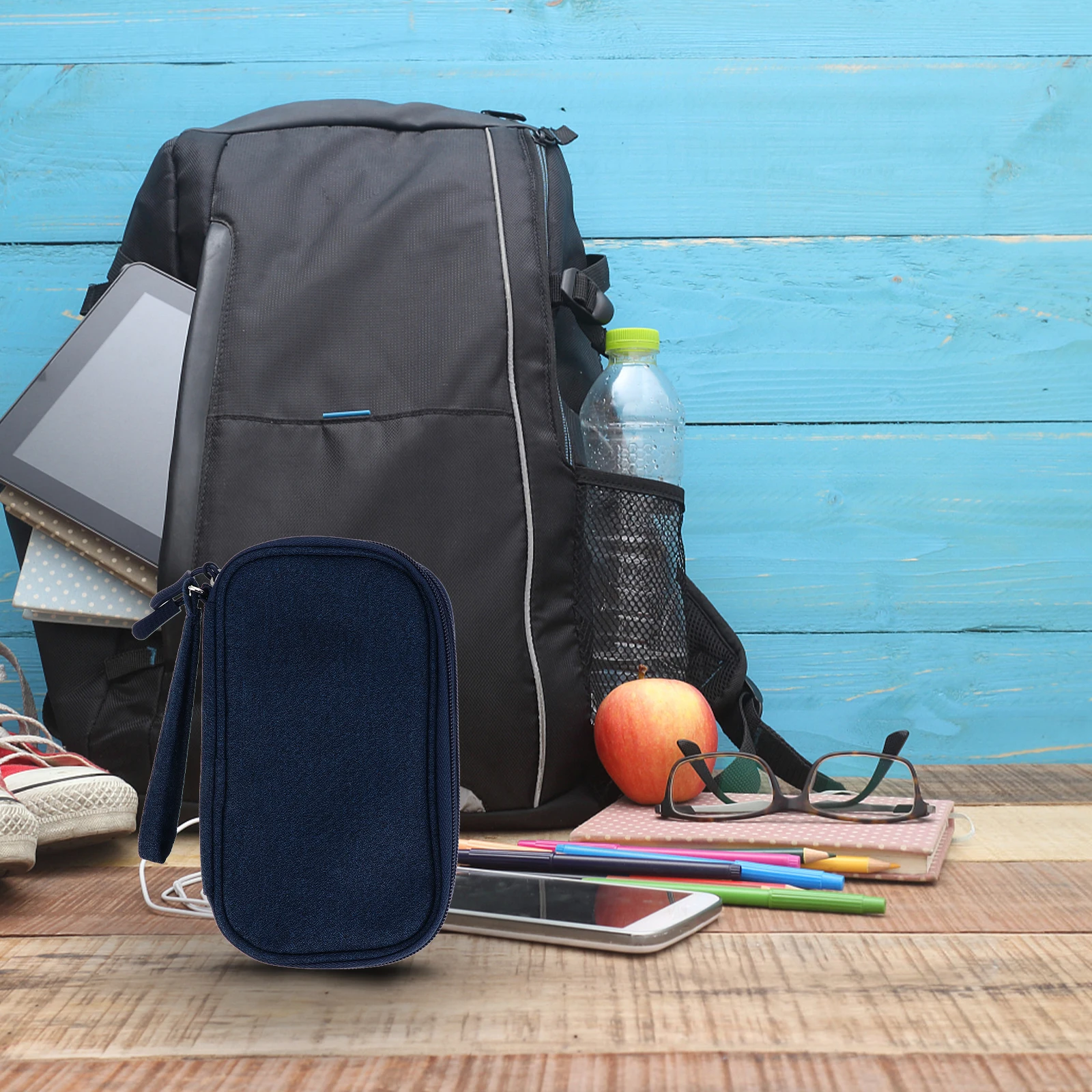 

1pc Digital Organizer Earphone Storage Pouch Travel Business Home Use Compact Lightweight Cable Bag Data Cable Earphone