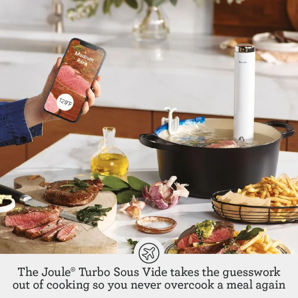 آلة Joule-Turbo Sous Vide ، BSV600PSS ، فولاذ مقاوم للصدأ مصقول