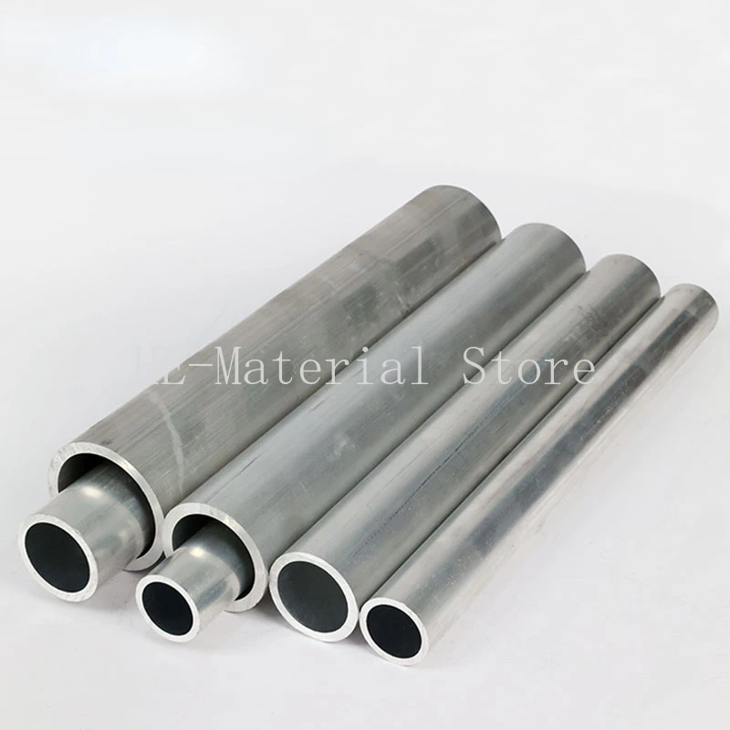 1Pcs Length 100mm 6061 Aluminium Alloy Tube OD 51mm Hollow Round Aluminum Tube ID 35/38/41.5/45mm