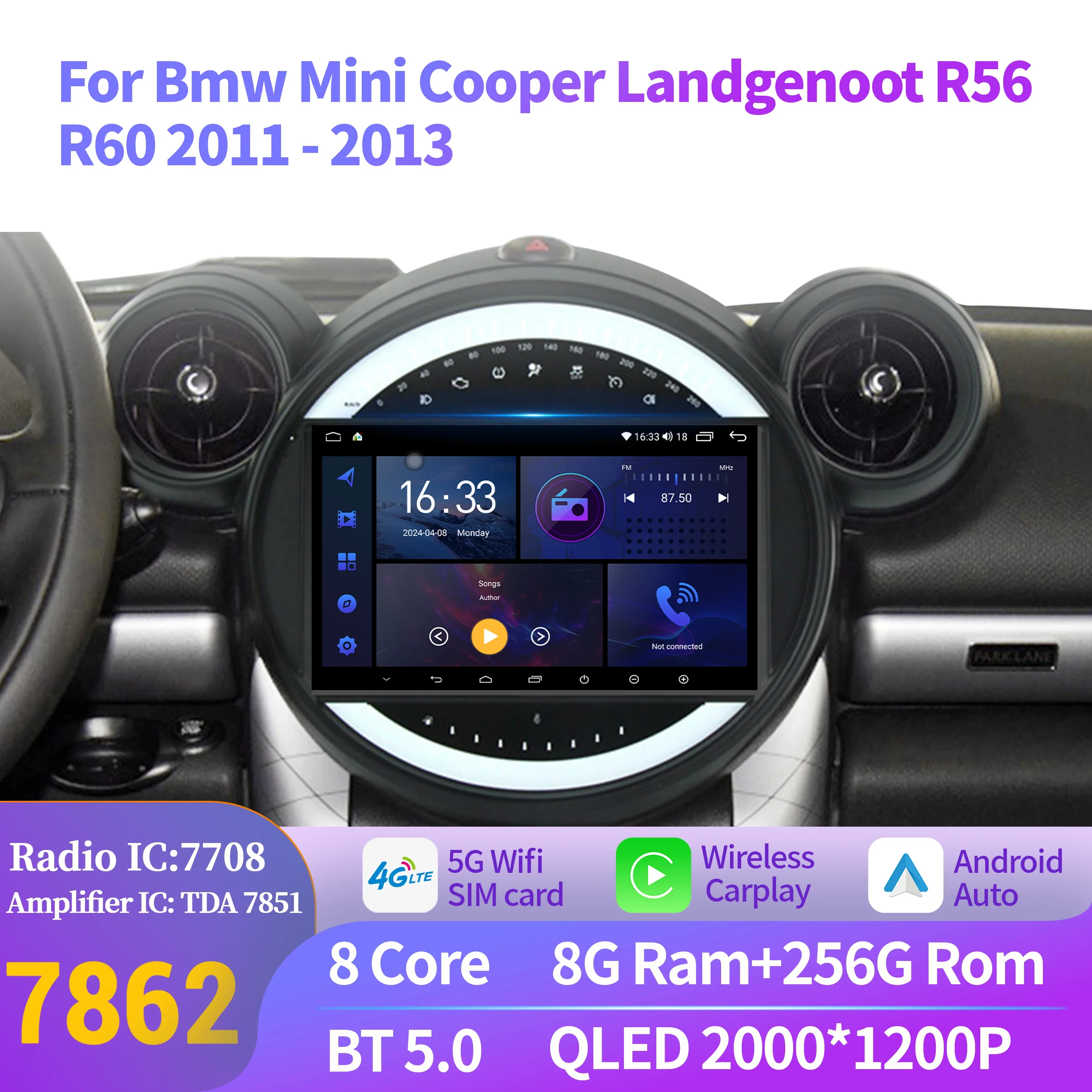 Android 14 Car Radi… - image