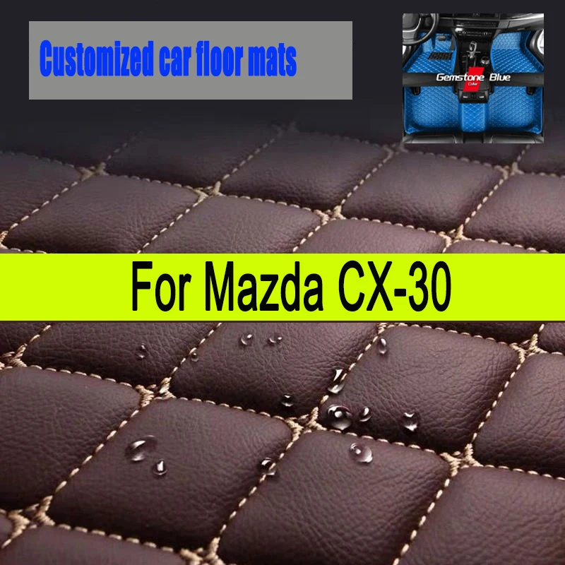 

Автомобильные коврики для Mazda CX-30 2020 2021 2022 2023 2024, аксессуары для интерьера на заказ