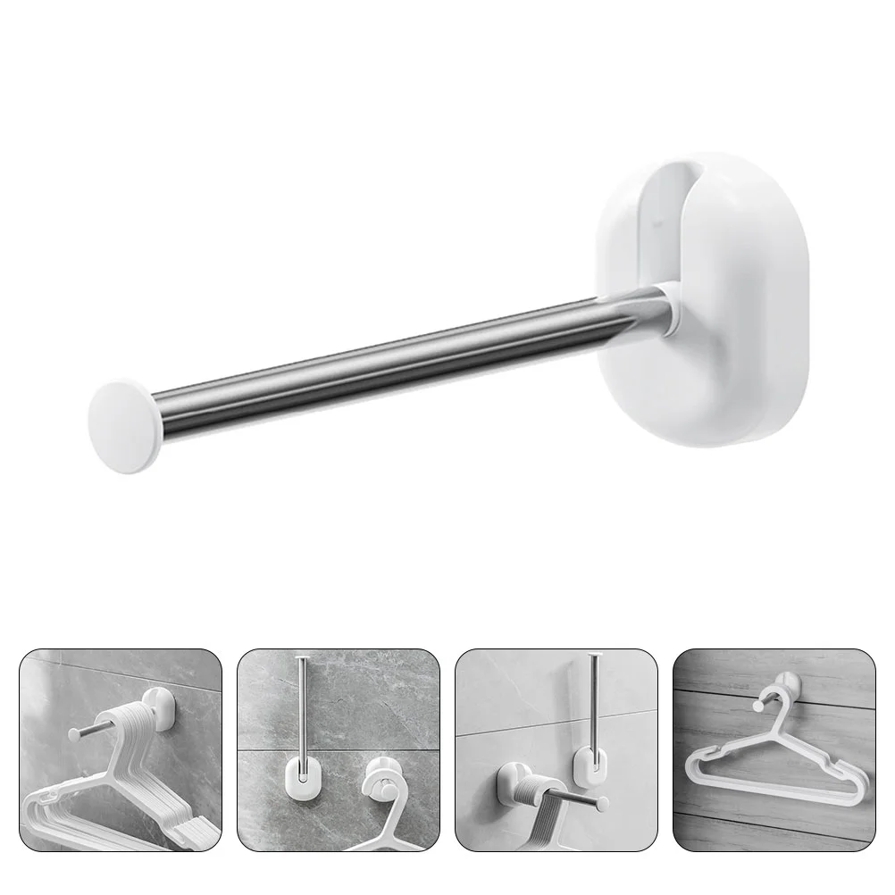 Rotary Hook Hanger Stainless Steel Clothes Drying Mount Stacker Adhesive Holder Laundry Room ganization Coat Hook