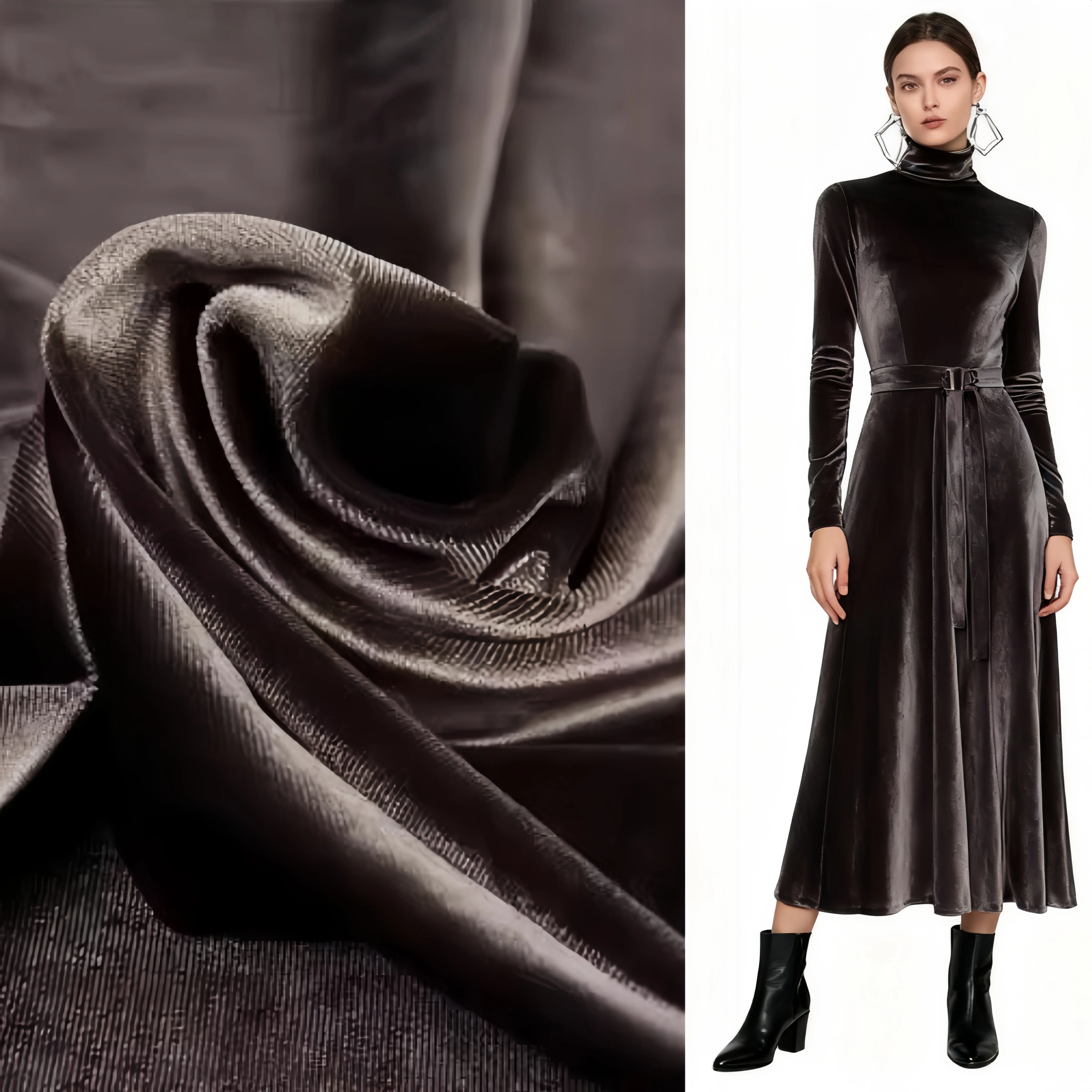 

Мягкая бархатная ткань, занавеска, ткань, фон для украшения свадебной вечеринки, носовой платок, ткань для шитья платья