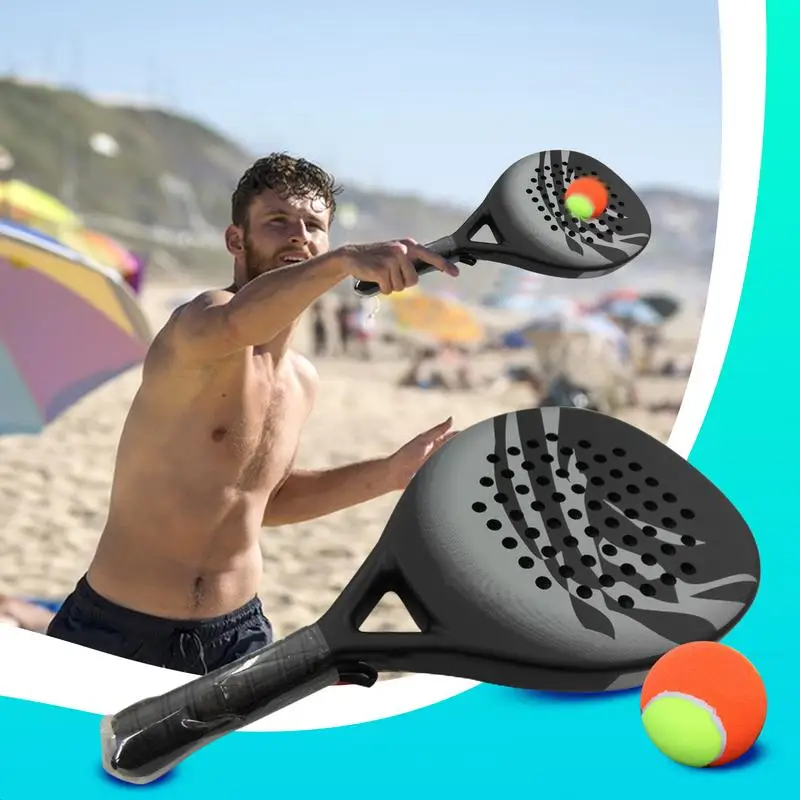 

Ракетки с веслом для взрослых, пляжная ракетка для тенниса, карбоновый противоударный спортивный инвентарь для женщин и мужчин, мать, папа, отец, взрослых