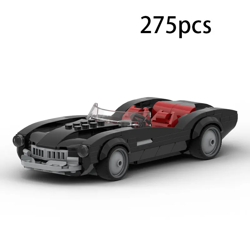 

MOC Retro Convertible Classic Car Model – Small-Particle Building Block Toy – Gift for Boys & Desktop Ornament (275 Pieces)