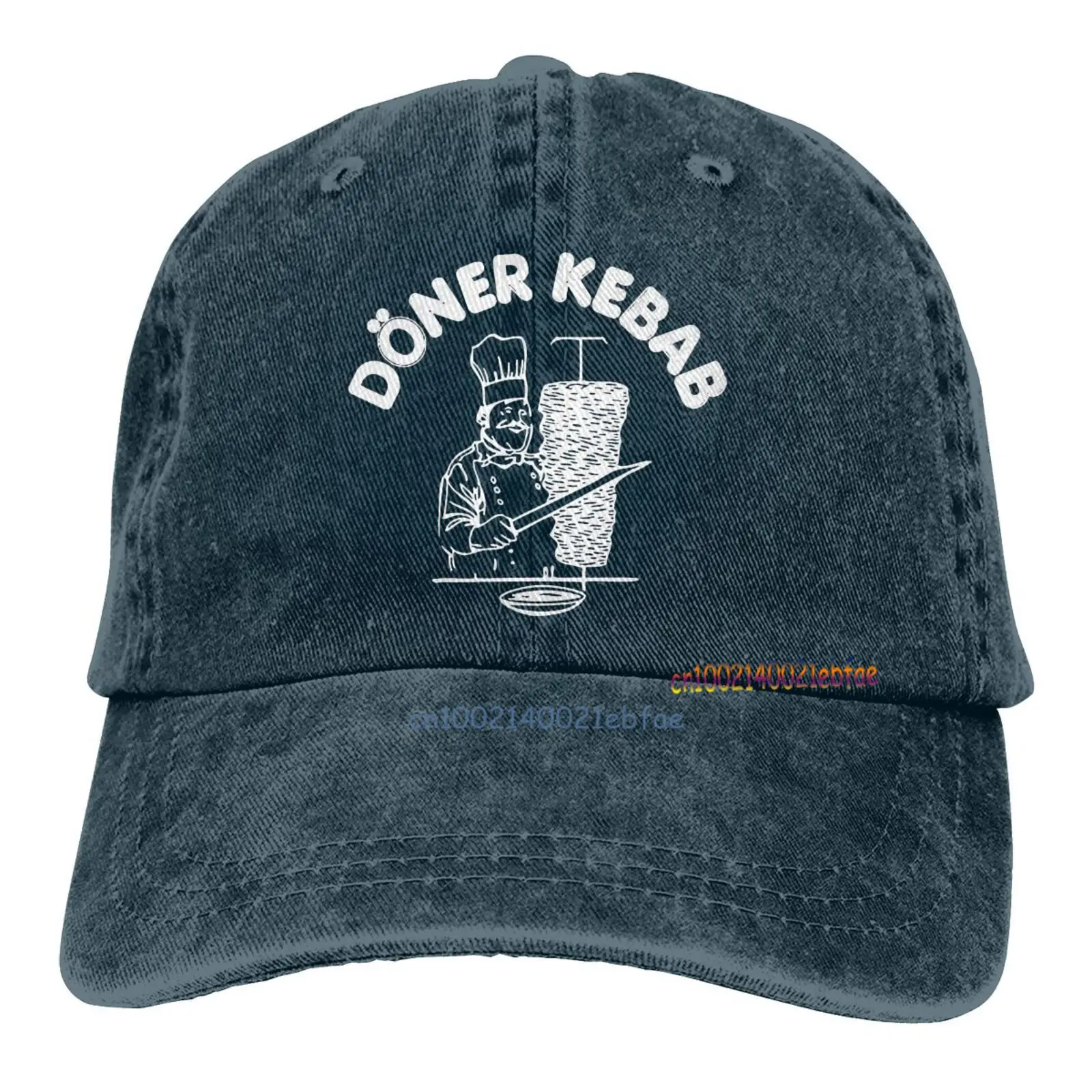 Doner Kebab Graphic Baseball Caps Unisex Casual Snapback Hat Funny Men Cotton Trucker Caps Outdoor Sport Cap Hip Hop Denim Hats