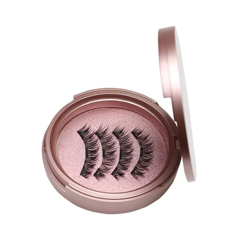 False Eyelashes Low Allergenicity 4 Pieces Makeup Eyelashes Makeup Comic Eyelashes Flexibility Paired For Various Occasions