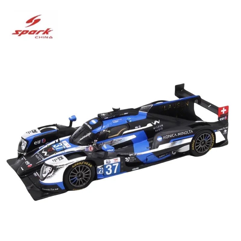 Spark 1/43 Oreca 07 COOL Team Le Mans 2022 Alloy model, a children's collection of decorative toys, a holiday gift for children.