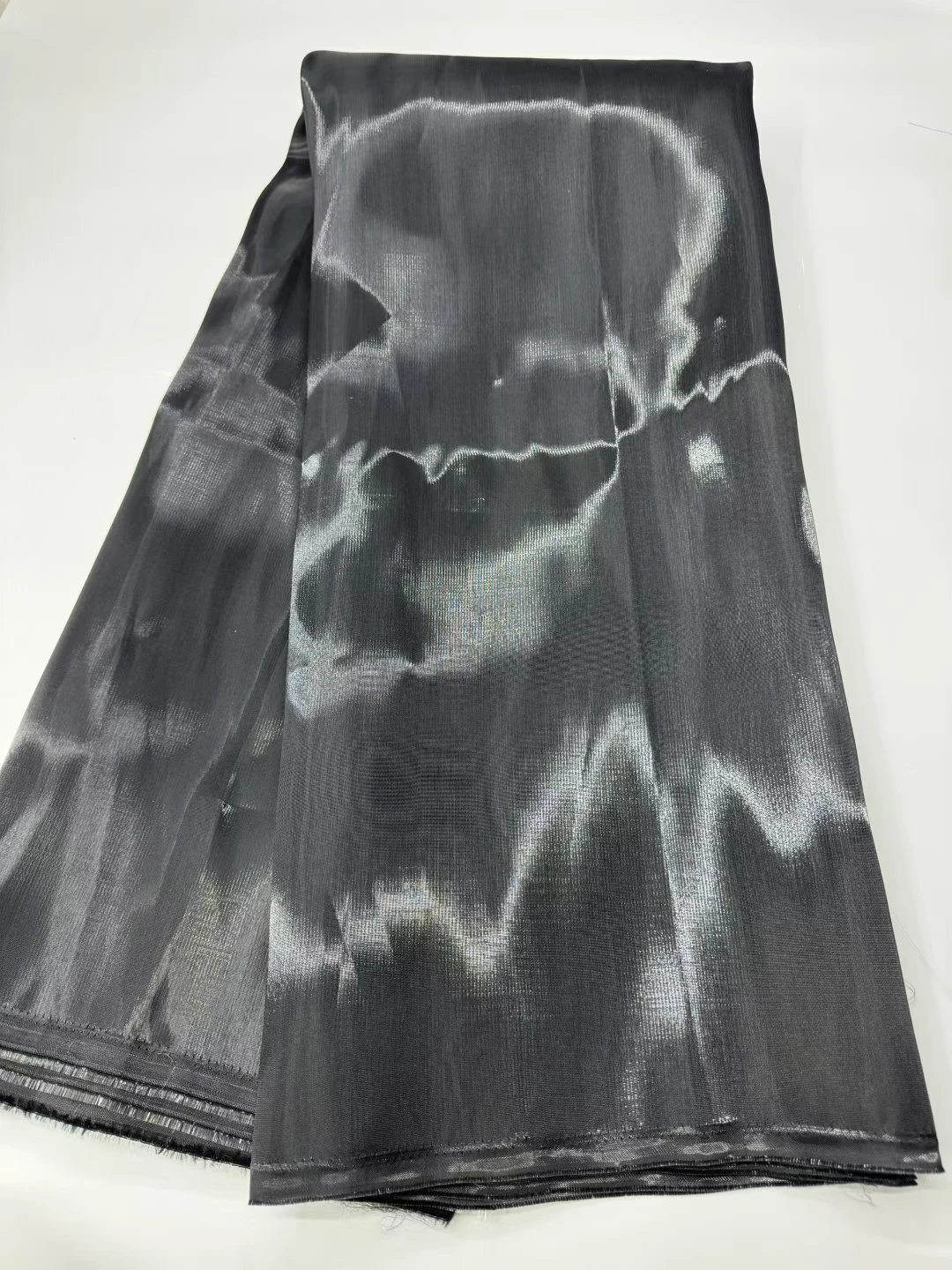 

Новейшая черная органза, африканская жаккардовая парчовая кружевная ткань, 2025 г., нигерийская дамасская парча, кружевная ткань для женщин, праздничное платье KCW2523