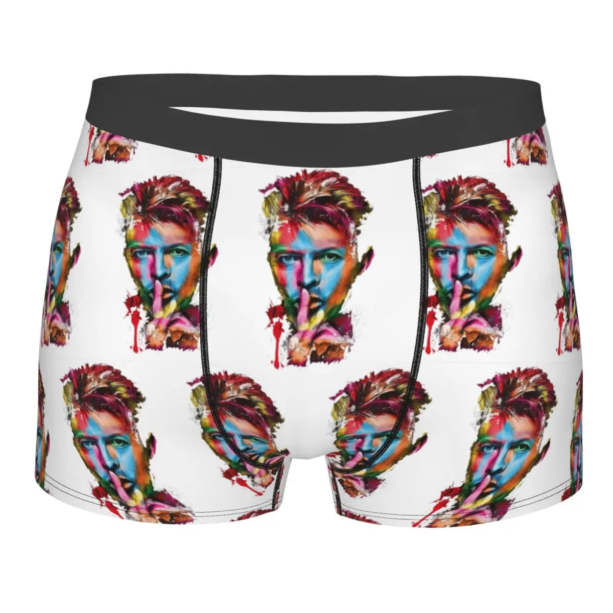 Boxer Underpants Shorts Fadsft David Bowie Panties Men Comfortable Underwear for Homme Man Boyfriend Gift