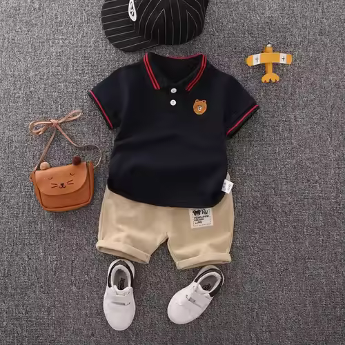 Children Clothing mother Kids Clothes Children's Sets Boys T-shirt Shorts Summer Cotton Short sleeve fashion Suit2PCS - Image 8