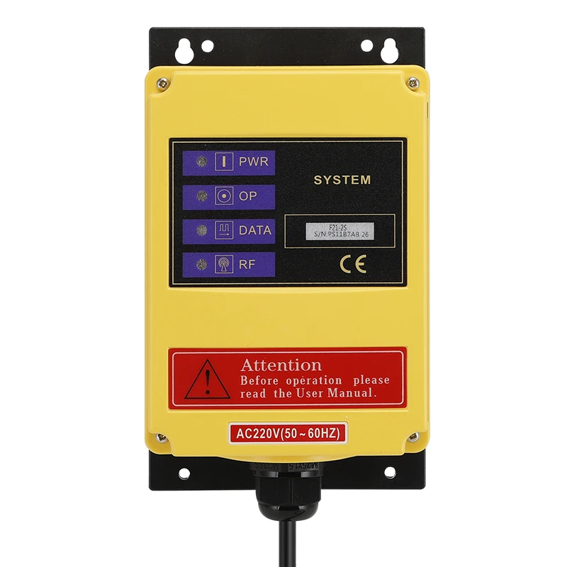 Imagem -04 - Grua Elétrica Equipamento Pneumático Pequenos Equipamentos de Automação Industrial Recebendo Telecrane Wireless Controller Elevador de Botões dc 24v Hs4