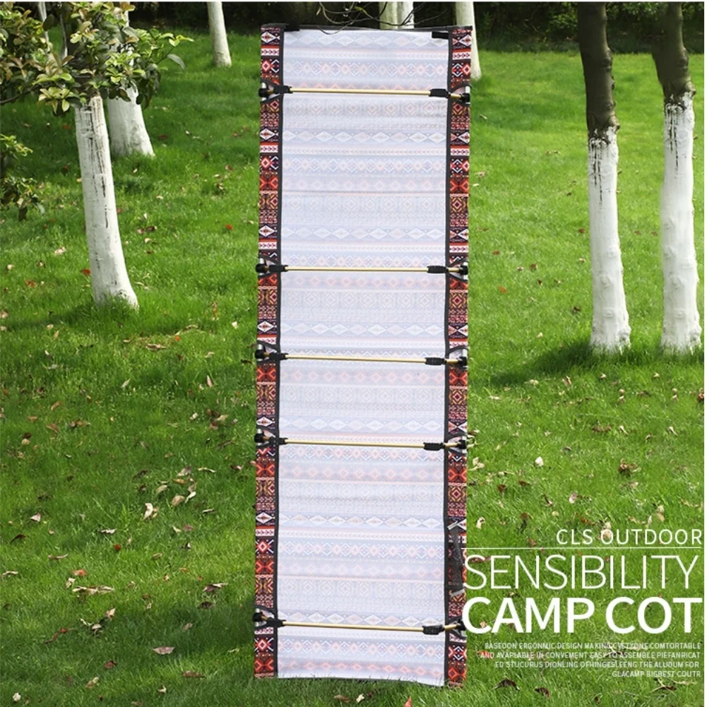 

1 Set Ultralight Portable Wear-resistant Versatile Camping Cot: Ideal Convenient Storage For Hiking, Beach Relaxation Parts