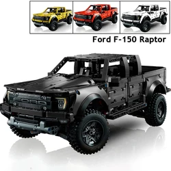 NEW 1379PCS Technical Ford Raptors 42126 F-150 Pickup Truck Car Building Blocks Off-road SUV Vehicle Bricks Toys Birthdays Gifts