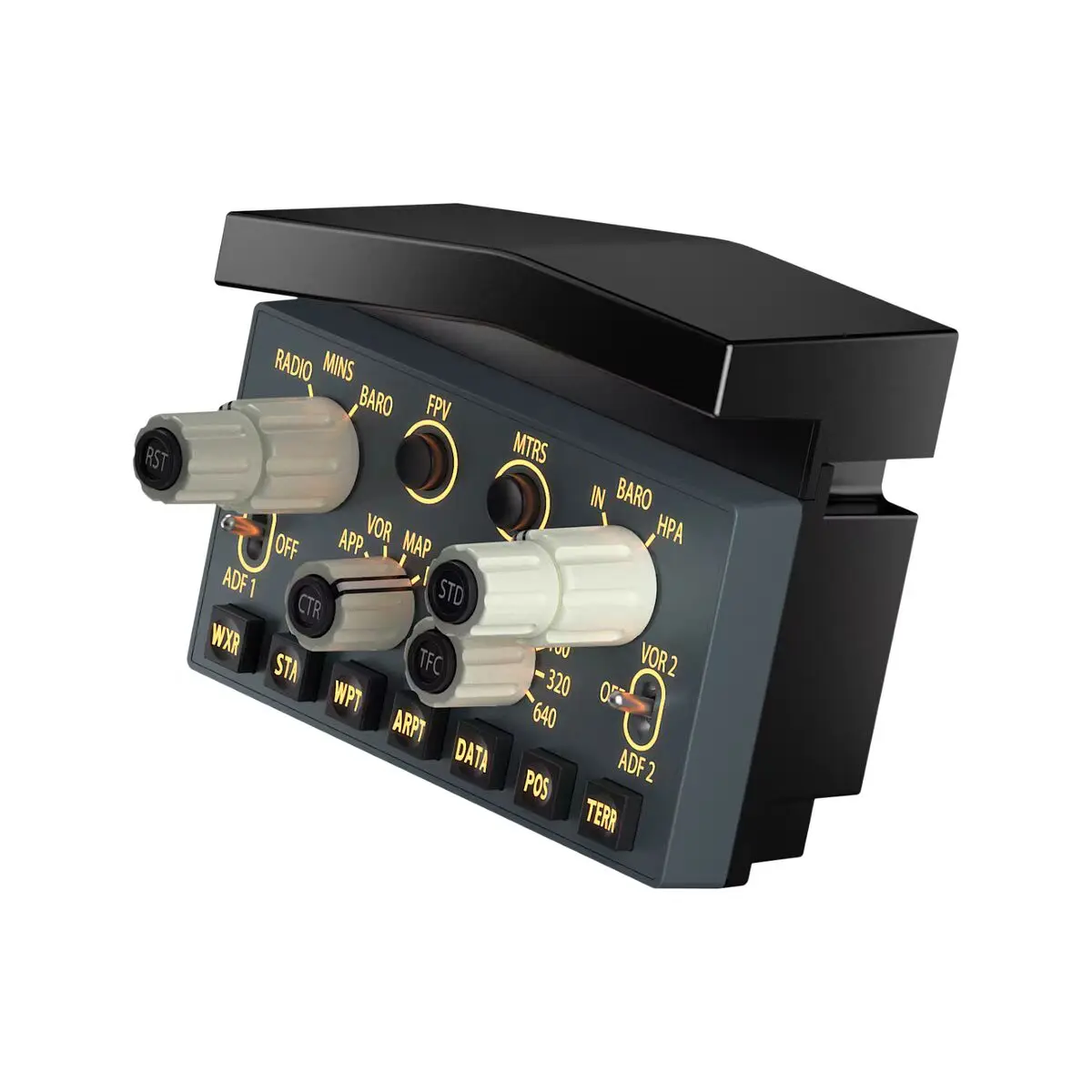 WINWING Simulador de vôo PDC 3N /PDC3M Painel de vôo esquerdo e direito Zibo PMDG iFly para X-Plane MSFS