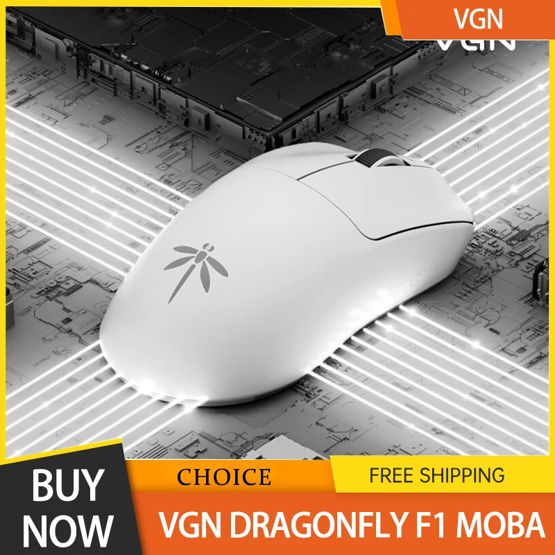 

VGN Dragonfly F1 MOBA Wireless Mouse F1 Pro Max Gamer Mouse Lightweight Mouse 2.4G 2 Mode F1Pro Gaming Mouse Custom Mice Gifts