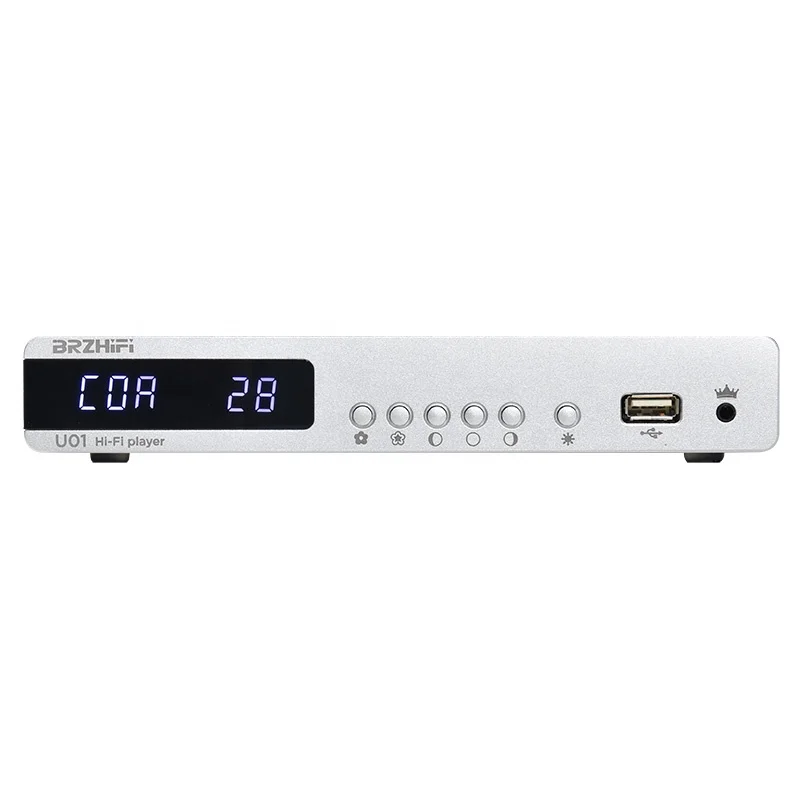 BRZHIFI AUDIO Lossless ES9038 Decoder BT 5.0 USB Flash Player Digital Input Coaxial Fiber Optic Car Home Theater App Player