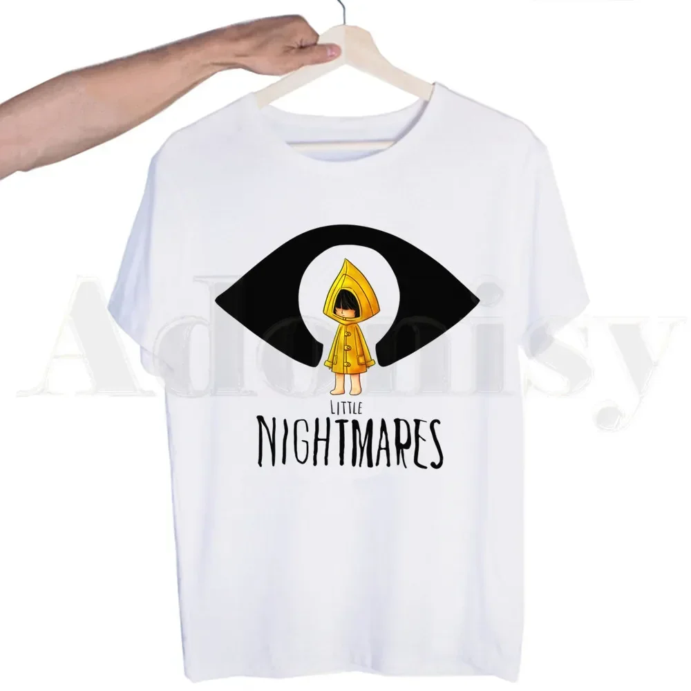 Limited Little Nightmares Six Maw Creepy Horror Tshirts Men Fashion Summer T-shirts Tshirt Top Tees Streetwear Harajuku Funny