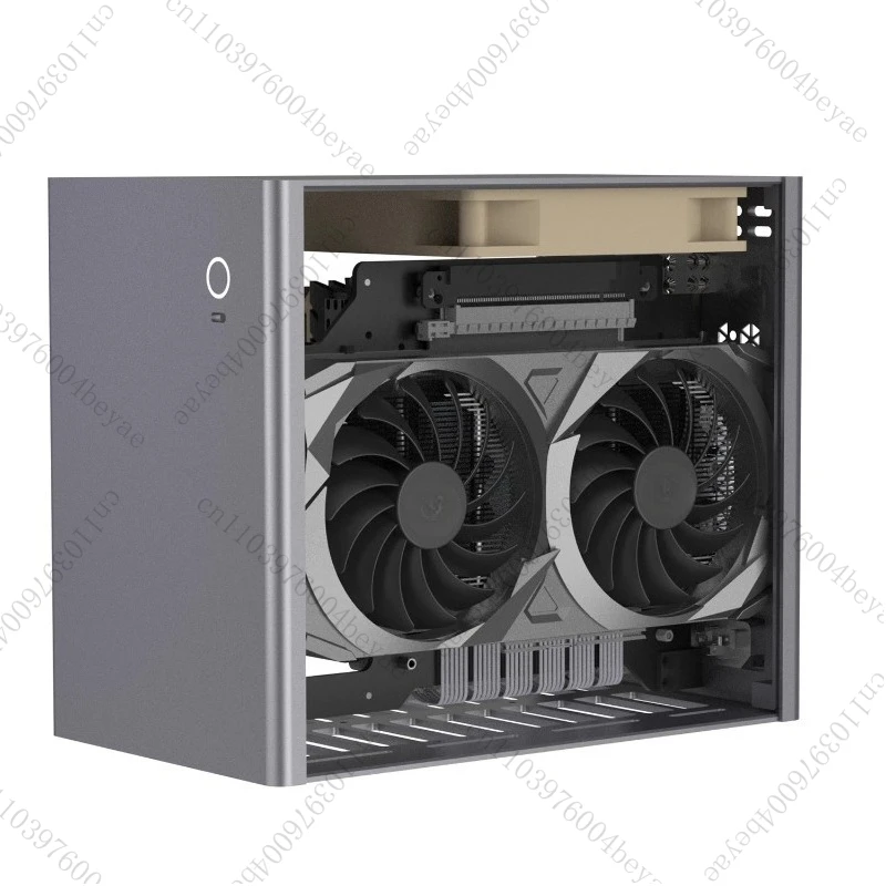 A2 liga de alumínio itx pequeno chassi desktop mini host A4 K39 chassi