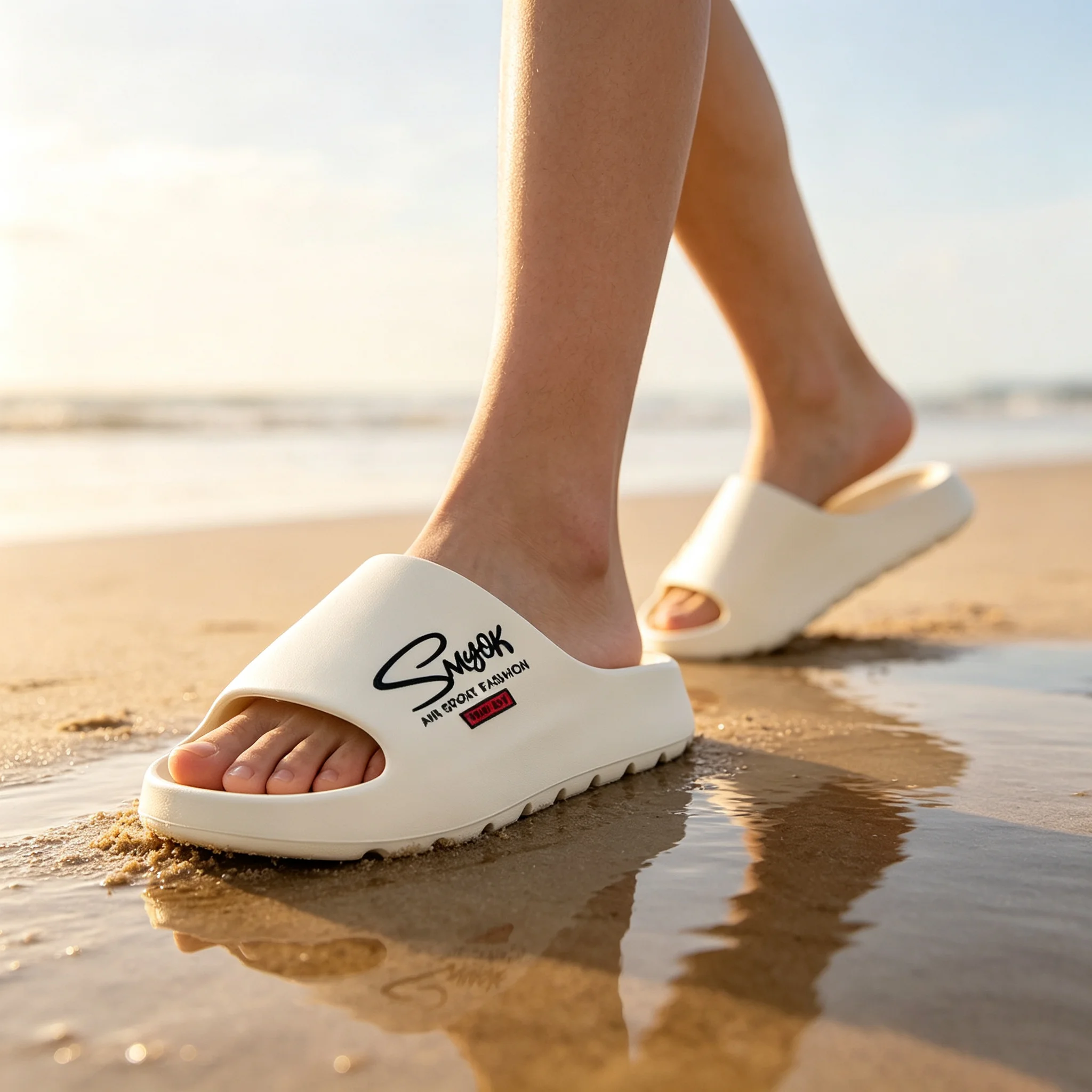 New Summer Men Massage Slippers Sides Indoor Outdoor Sandals Beach Casual Shoes Soft Sole Slides Men Flip-flops Men's Sandals
