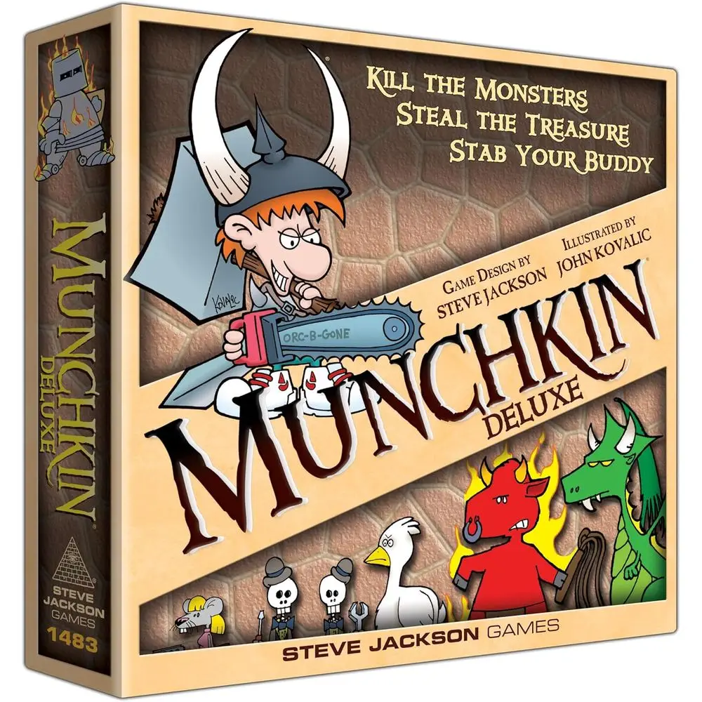 

Deluxe Board Game (Base Game), amily Board & Card Game, Adults, Kids, & sy Roleplaying Game, Ages 10+, 3-6 Players, Avg Play Tim