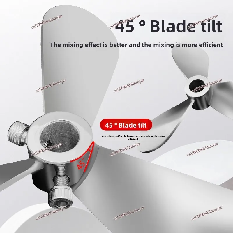 Stainless steel three-piece stirring blade three-page pulp dispersion disc dispersion