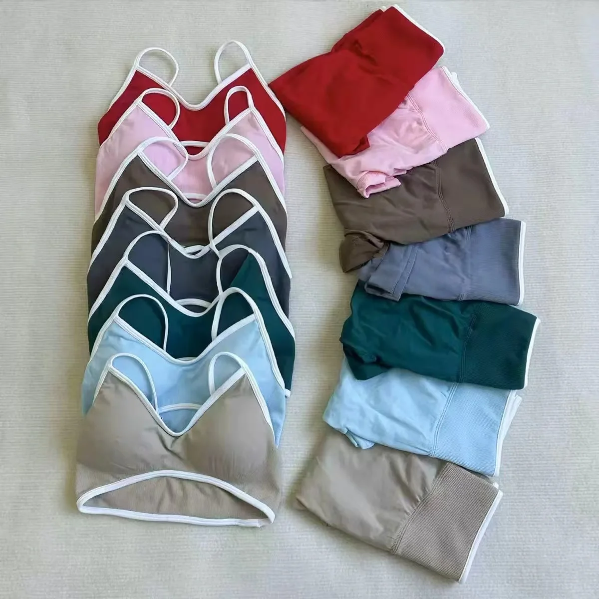 

2 Pieces Sports Set Women Backless Tank Yoga Tops High Waist Scrunch Seamless Shorts Sport Gym Set Sportswear Workout Set