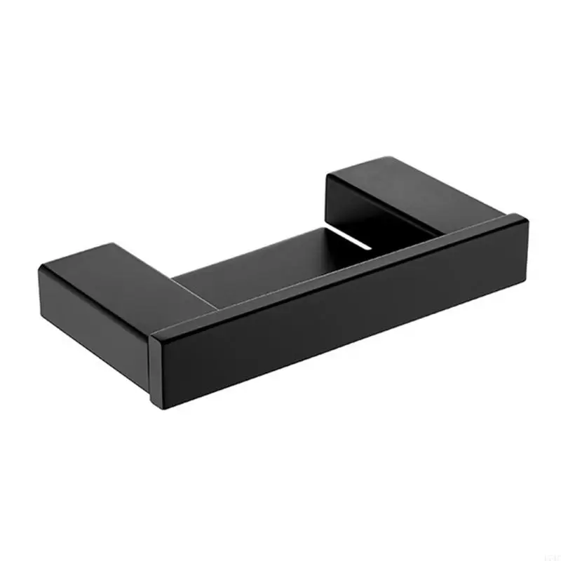 

L74C Black Metal Soap Dish Soap Holder Multifunctional Soap Holder for Bathroom