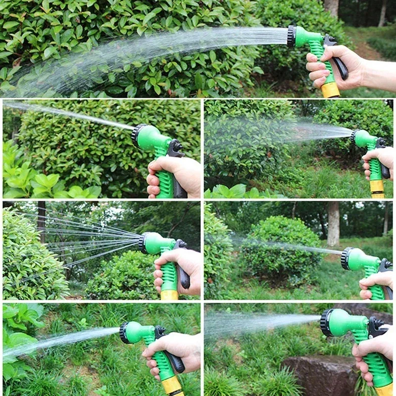 Adjustable 7 Styles High Pressure Water Gun Car Wash Garden Nozzle Hose Watering Gun Lawn Hose Multifunction Irrigation Sprayer