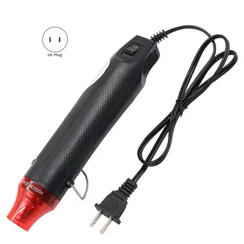 

ABUI-Mini Electric Power Hot Air Blower Soldering Temperature Dryer For Shrink Tubing Car Wrap US Plug