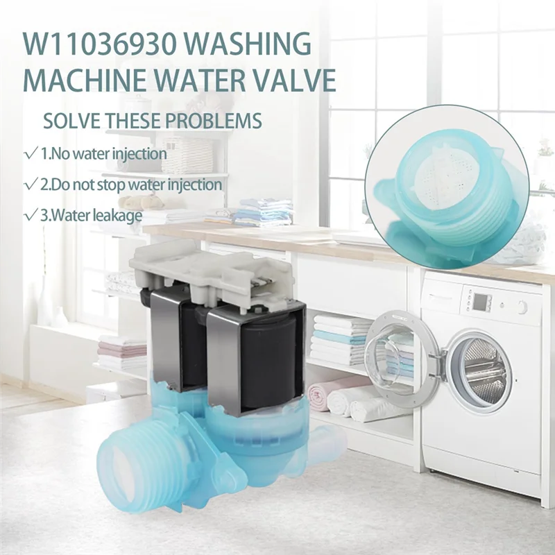 جودة عالية ث 11036930 صمام ماء للغسالات موديل دبليو 11316256 ، AP 6835737 متوافق، PS 12711564 /EAP 12711564 #4
