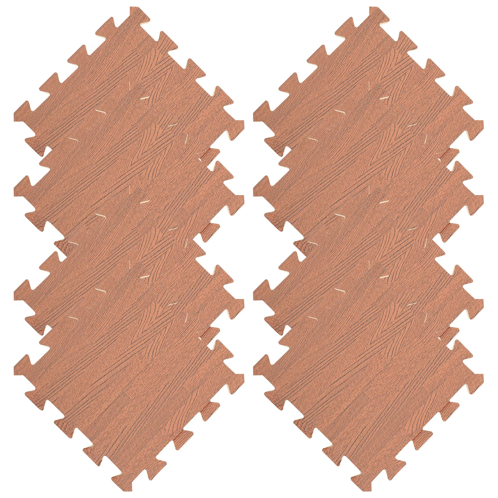 12 قطعة الحبوب الخشبية المتشابكة الحصير لغز البلاط للمنزل رياضة اليوغا ممارسة عدم الانزلاق لينة حصيرة حديقة الأرضيات #6