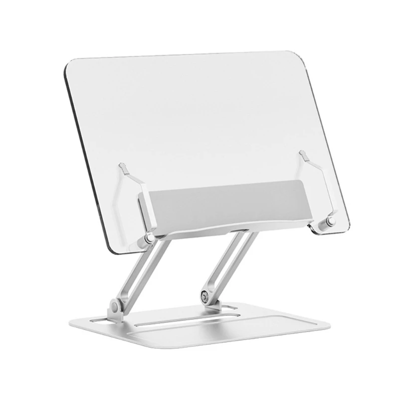 

Laptop Stand Height-Adjustable Ergonomic Laptop Stand Computer Stand, Foldable Sturdy Laptop Holder Acrylic+Alloy