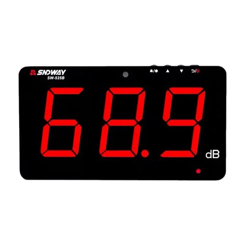 【PARTY  DAY】SNDWAY Sound Level Meter SW 525B DB Meter Decibel Monitor Large Screen Noise Gauge Audio Tester Decibelmeter